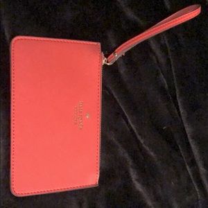 Kate Spade Coral Wristlet